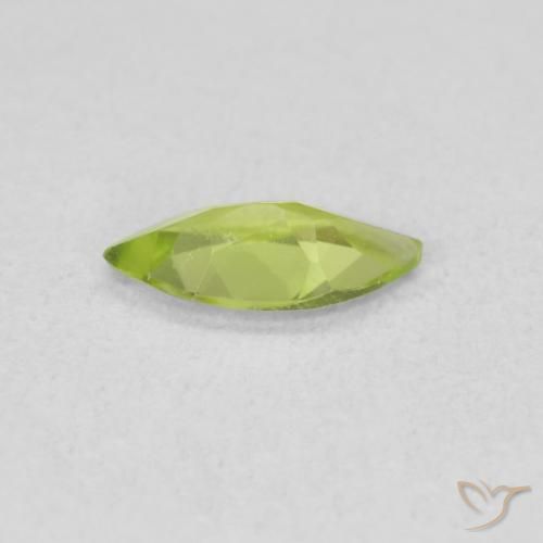 Peridoto Verde médio Natural 0.47ct, Marquesa, VS