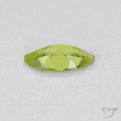 Peridoto Verde claro Natural 0.55ct, Marquesa, VS
