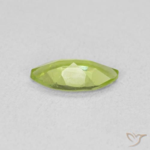 Peridoto Verde claro Natural 0.54ct, Marquesa, VS