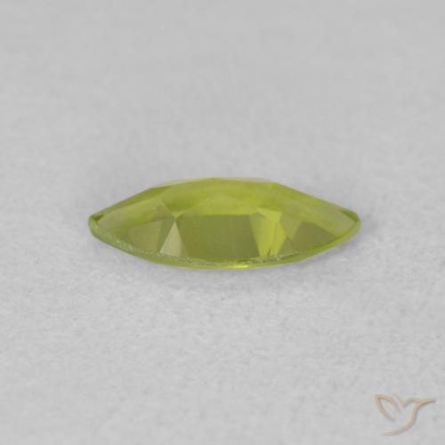 Peridoto Verde claro Natural 0.50ct, Marquesa, VVS-VS