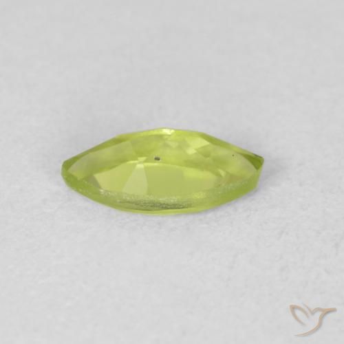 Peridoto Verde claro Natural 0.63ct, Marquesa, VS