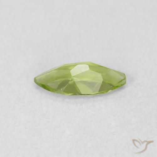 Peridoto Verde claro Natural 0.58ct, Marquesa, VS