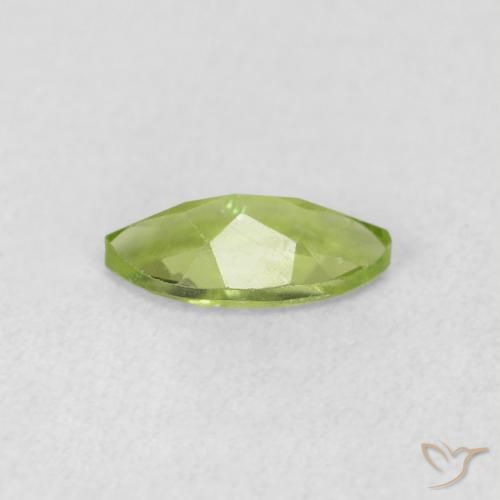 Peridoto Verde claro Natural 0.63ct, Marquesa, VS