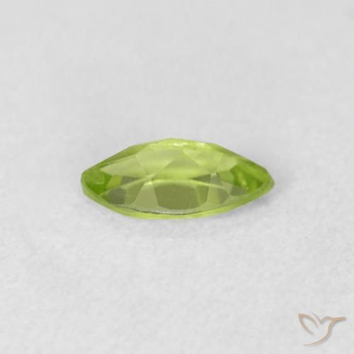 Peridoto Verde Vivo Claro Natural 0.64ct, Marquesa, VS
