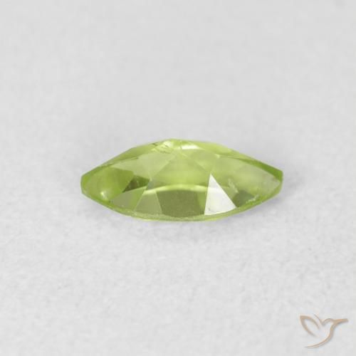 Peridoto Verde claro Natural 0.51ct, Marquesa, VS