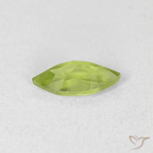 Peridoto Verde claro Natural 0.65ct, Marquesa, VS