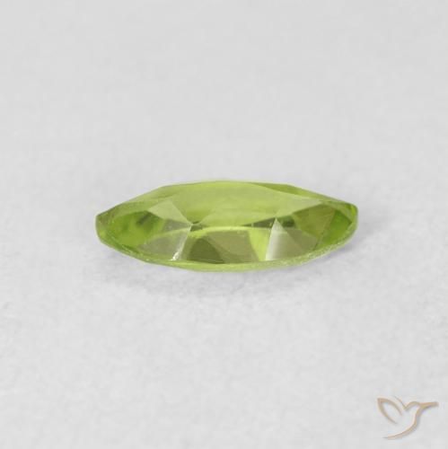 Peridoto Verde Vivo Claro Natural 0.58ct, Marquesa, VS