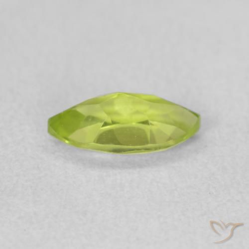 Peridoto Verde claro Natural 0.67ct, Marquesa, VS