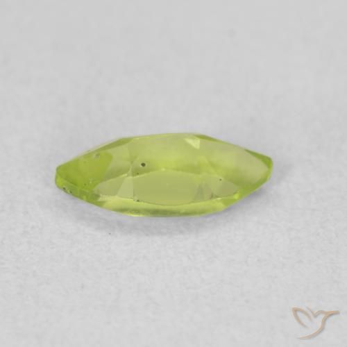 Peridoto Verde médio Natural 0.59ct, Marquesa, VS