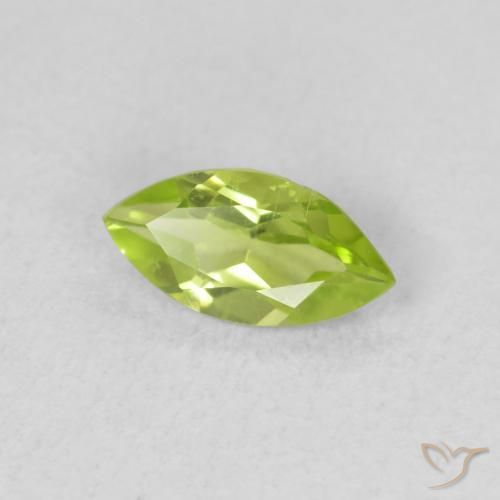 Peridoto Verde claro Natural 0.60ct, Marquesa, VS
