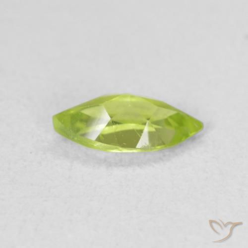 Peridoto Verde claro Natural 0.60ct, Marquesa, VS