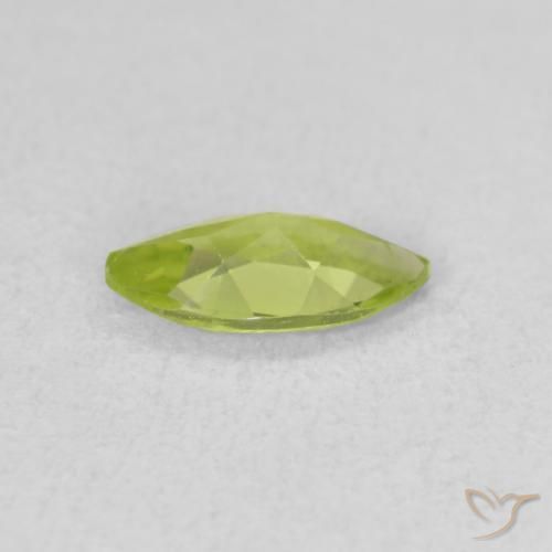 Peridoto Verde claro Natural 0.52ct, Marquesa, VS
