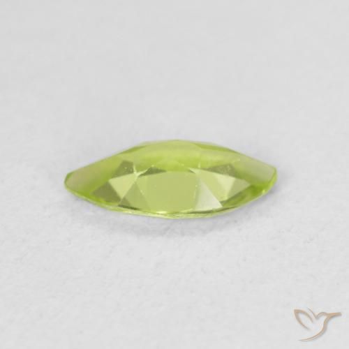 Peridoto Verde médio Natural 0.51ct, Marquesa, VS