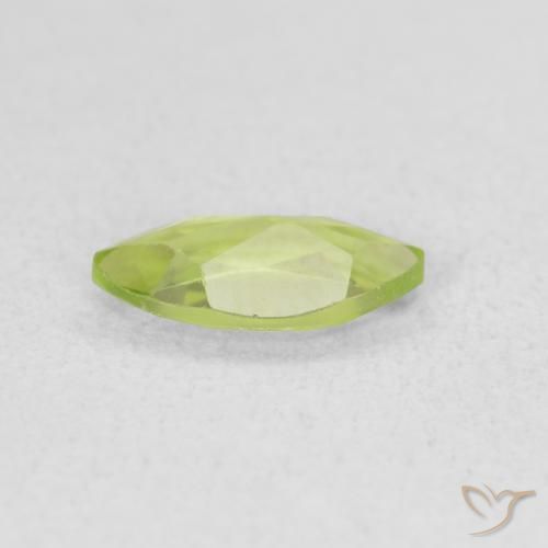 Peridoto Verde médio Natural 0.55ct, Marquesa, VS