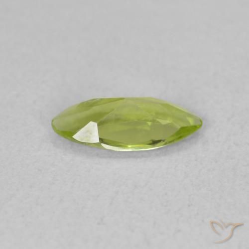 Peridoto Verde médio Natural 0.46ct, Marquesa, VVS-VS