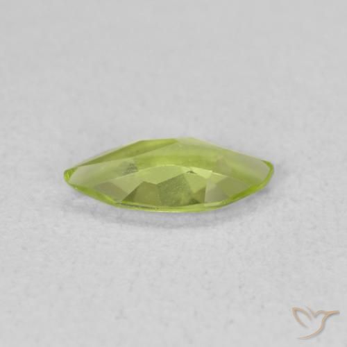 Peridoto Verde médio Natural 0.49ct, Marquesa, VVS-VS