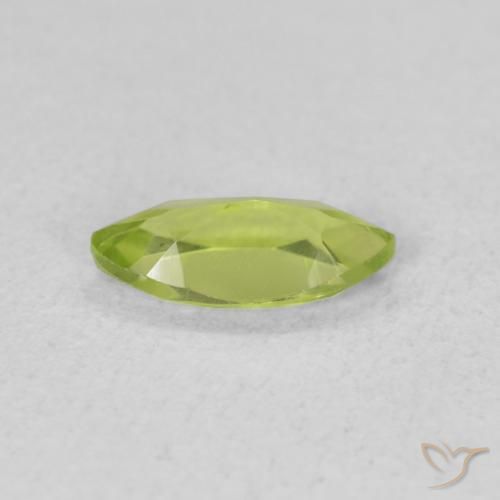 Peridoto Verde médio Natural 0.58ct, Marquesa, VVS-VS