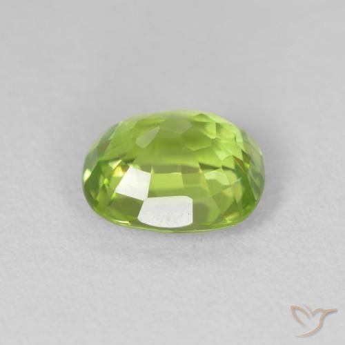 Peridoto Verde amarelado Natural 2.16ct, Almofada, VS