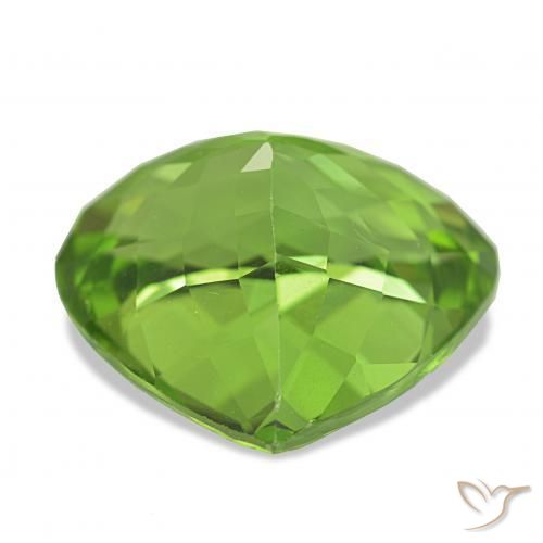 Peridoto verde vivo Natural 10.00ct, Formato de pêra, VVS-VS