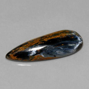 Pietersite Multicolorido Natural 7.08ct, Formato de pêra, Opaco