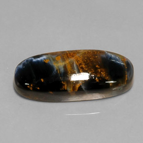 Pietersite Multicolorido Natural 10.81ct, Corte Oval, Opaco