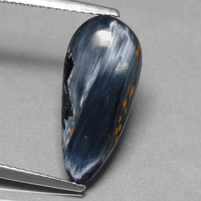 Pietersite Multicolorido Natural 2.63ct, Formato de pêra, Opaco