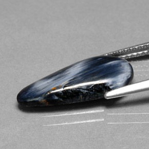 Pietersite Multicolorido Natural 2.63ct, Formato de pêra, Opaco