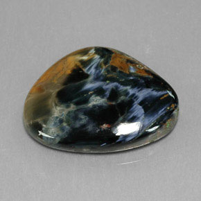 Pietersita multicolorido natural 13,40ct, forma extravagante, opaco