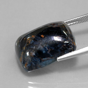 Pietersite Multicolorido Natural 15.75ct, Almofada cortada, Opaco