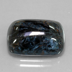 Pietersita multicolorido natural 14,99ct, almofada cortada, opaco