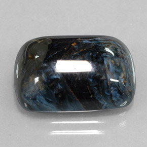 Pietersita multicolorido natural 14,80ct, almofada cortada, opaco