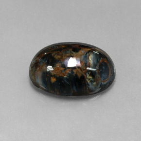 Pietersite Multicolorido Natural 12.85ct, Corte Oval, Opaco