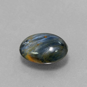 Pietersita multicolorido natural 2,13ct, corte oval, opaco