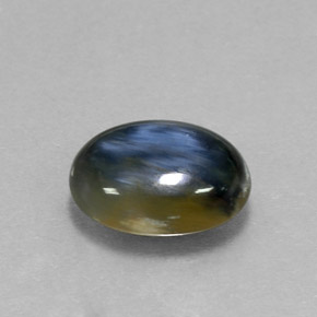 Pietersita multicolorido natural 2,27ct, corte oval, opaco