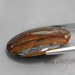 Pietersite Multicolorido Natural 22.73ct, oval, Opaco