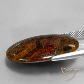 Pietersite Multicolorido Natural 23.71ct, oval, Opaco