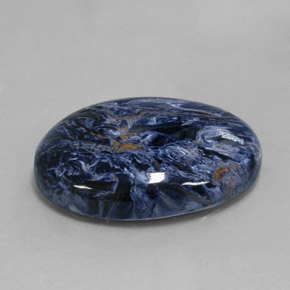 Pietersita multicolorido natural 31,93ct, corte oval, opaco