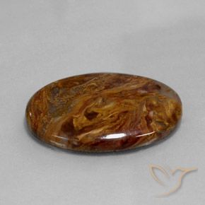 Pietersite Multicolorido Natural 21.34ct, oval, Opaco