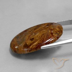 Pietersite Multicolorido Natural 21.34ct, oval, Opaco
