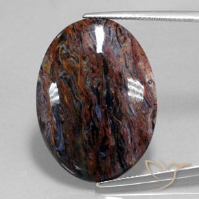18.72ct Natural Multicolorido Pietersite, oval, Opaco