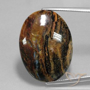 23.92ct Natural Multicolorido Pietersite, oval, Opaco