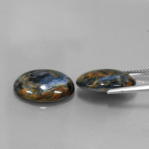 Pedras preciosas de Pietersite Multicolorido natural de  ct, Corte Oval, Opaco