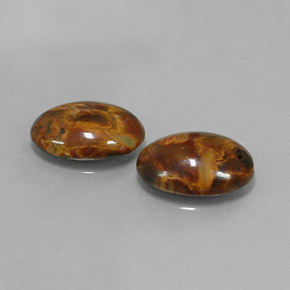 Pedras preciosas de Pietersite Multicolorido natural de  ct, Corte Oval, Opaco