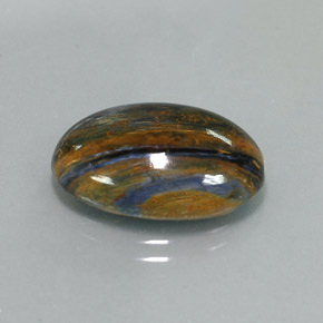 Pietersite Multicolorido Natural 9.38ct, Corte Oval, Opaco