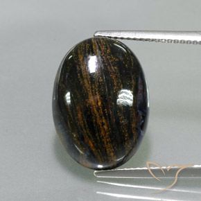 10.68ct Natural Multicolorido Pietersite, oval, Opaco