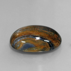 Pietersite Multicolorido Natural 10.13ct, Corte Oval, Opaco