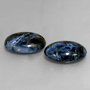 Pedras preciosas de Pietersite Multicolorido natural de  ct, Corte Oval, Opaco