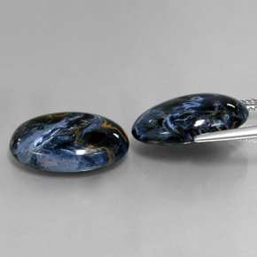 Pedras preciosas de Pietersite Multicolorido natural de  ct, Corte Oval, Opaco