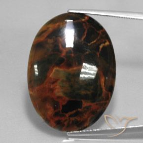 20.58ct Natural Multicolorido Pietersite, oval, Opaco