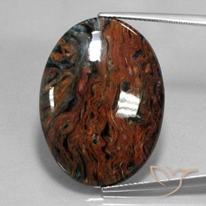 22.30ct Natural Multicolorido Pietersite, oval, Opaco